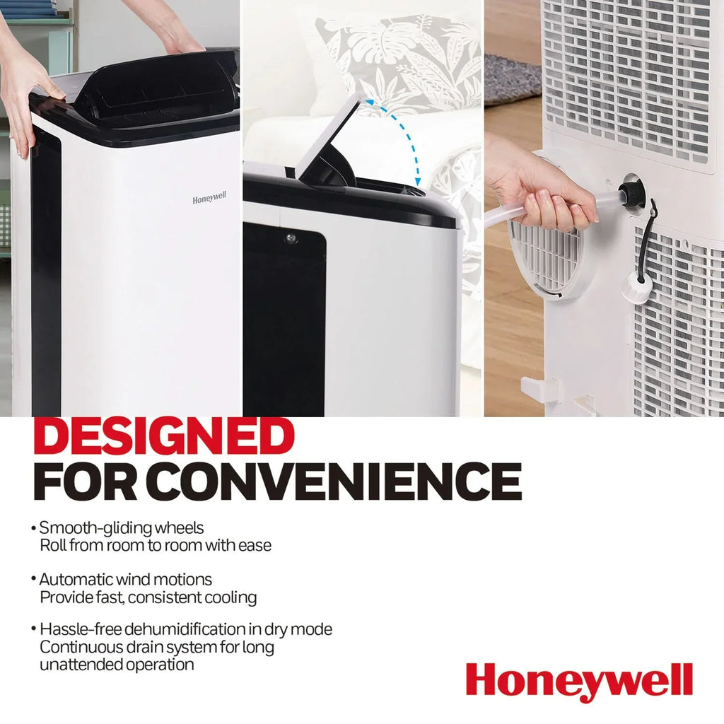 with Smart Honeywell WiFi BTU Dehumidifier Portable Air Control, 10,000 & HF0CESVWK6 Voice Conditioner