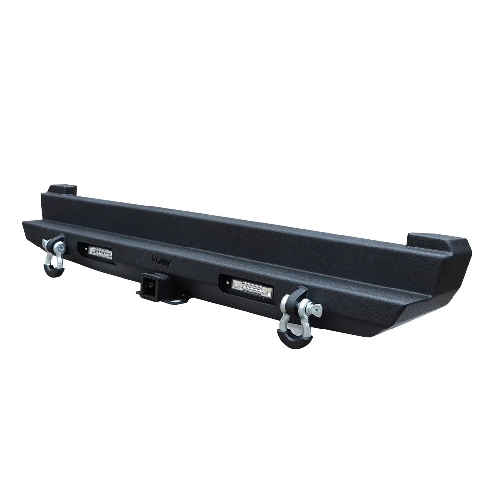 Cherokee Vijay Fits Jeep XJ Steel Bumper XJ Rear with Lights 1984-2001