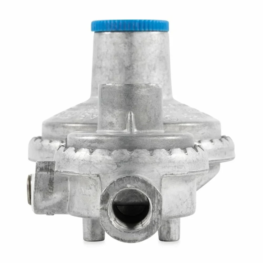 Silver - 2-Stage Regulator Camco Propane (59313) Vertical RV