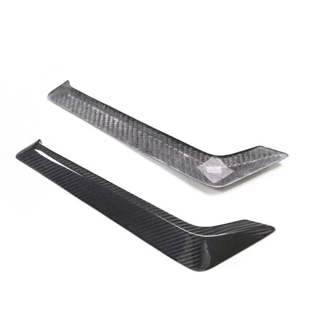 Infiniti Kit For Q60S Q60 Carbon Fiber Side 2015-2022 Vent Air Fender Cover 2019 Black