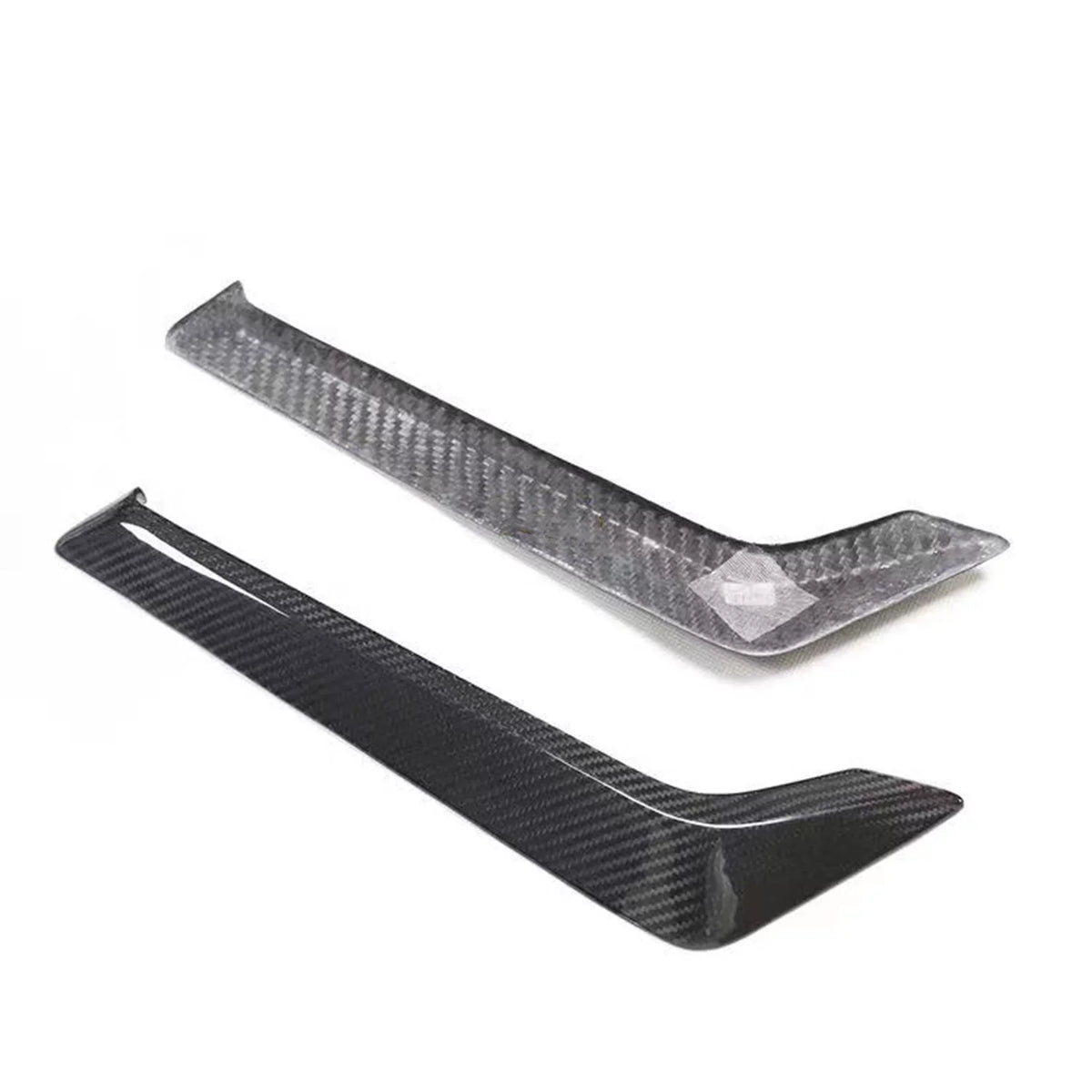 Infiniti Kit For Q60S Q60 Carbon Fiber Side 2015-2022 Vent Air Fender Cover 2019 Black