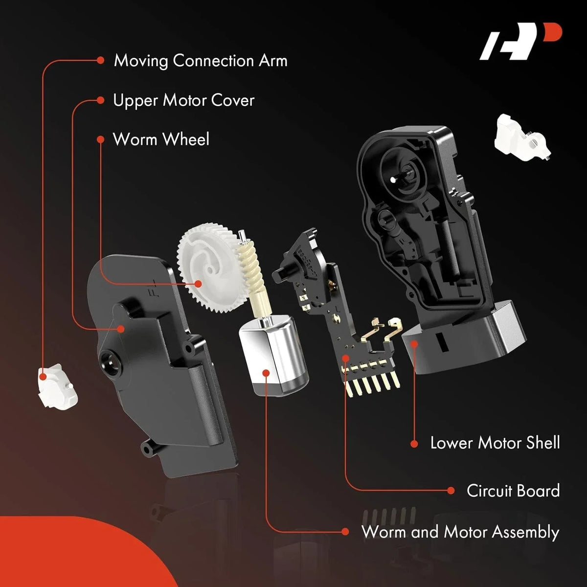 72663S0XA11 A-Premium Honda Left - Side, Actuator Driver Compatible Replace# Vehicles Honda Passenger 2001-2004, Mini Rear with Odyssey Lock Latch 3.5L, Door - Van V6