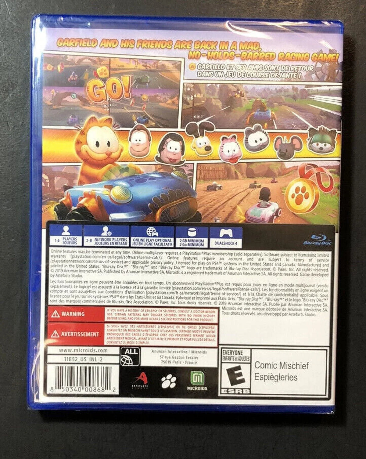 Garfield Furious Racing 4 - (PS4) PlayStation Kart