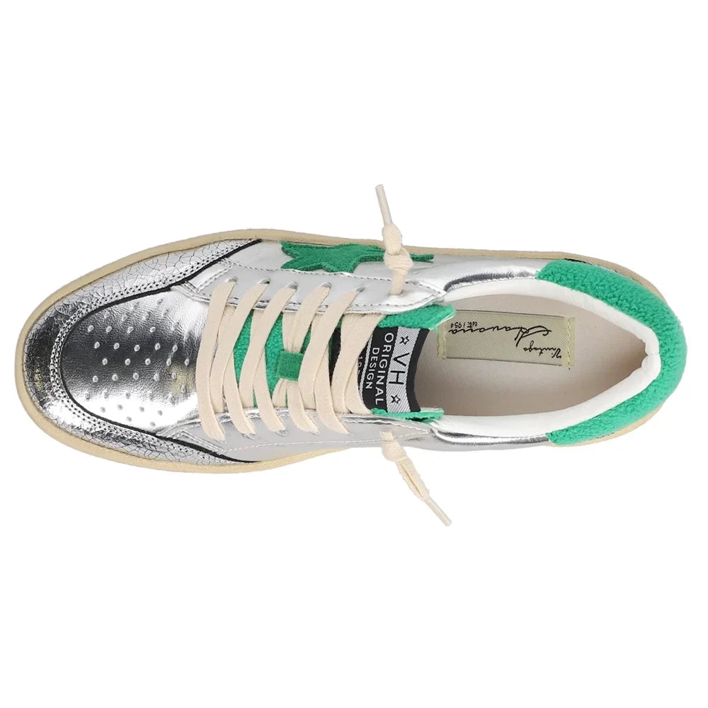 Havana Lace Casual Metallic Casual Vintage Shoes Up Womens Sneakers Denisse