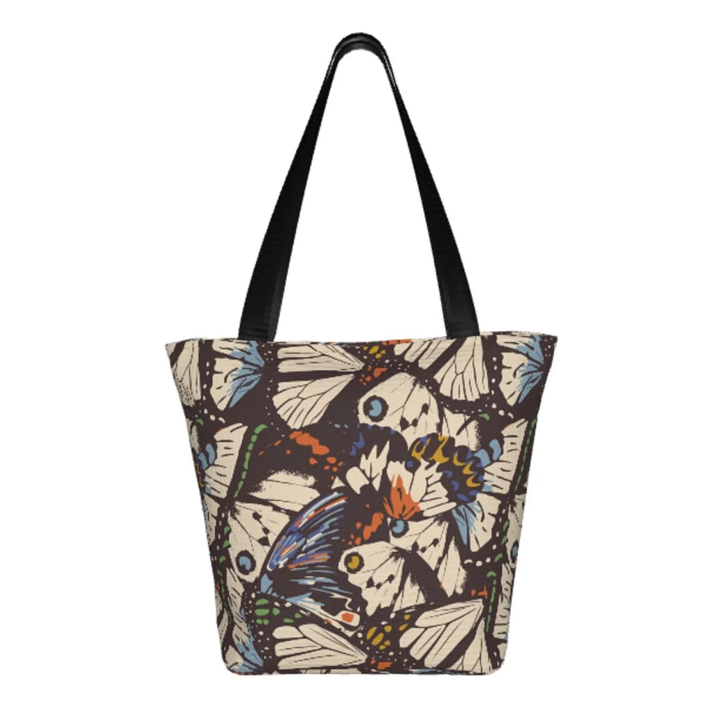 Women'S Tote Butterflies Handbags Vector Bag Lukts Bag Shopping Large Capacity Bag,Shoulder Hobos