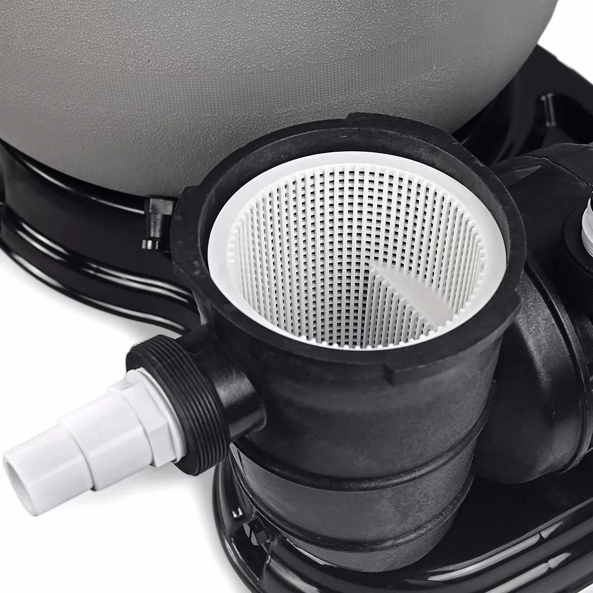 with 4500GPH 19" Set XtremepowerUS 1.5HP Pool Sand inch System Filter Multi-Port Pump Filter Aboveground