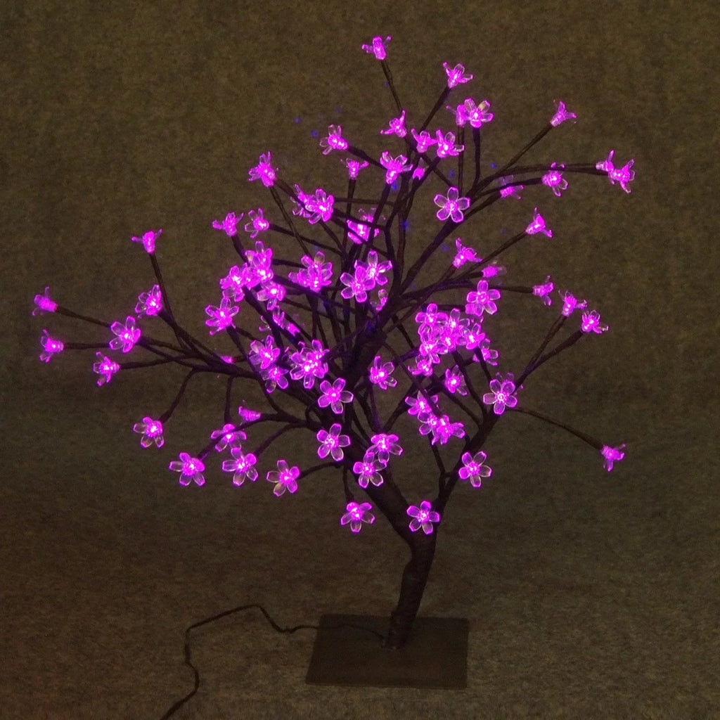 Hi-Line Gift Tree, Floral 208-Inch, Ltd Pink Lights LED Bonsai