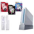 2 Used Console 1 Wii Dance 3 Nintendo Just Bundle