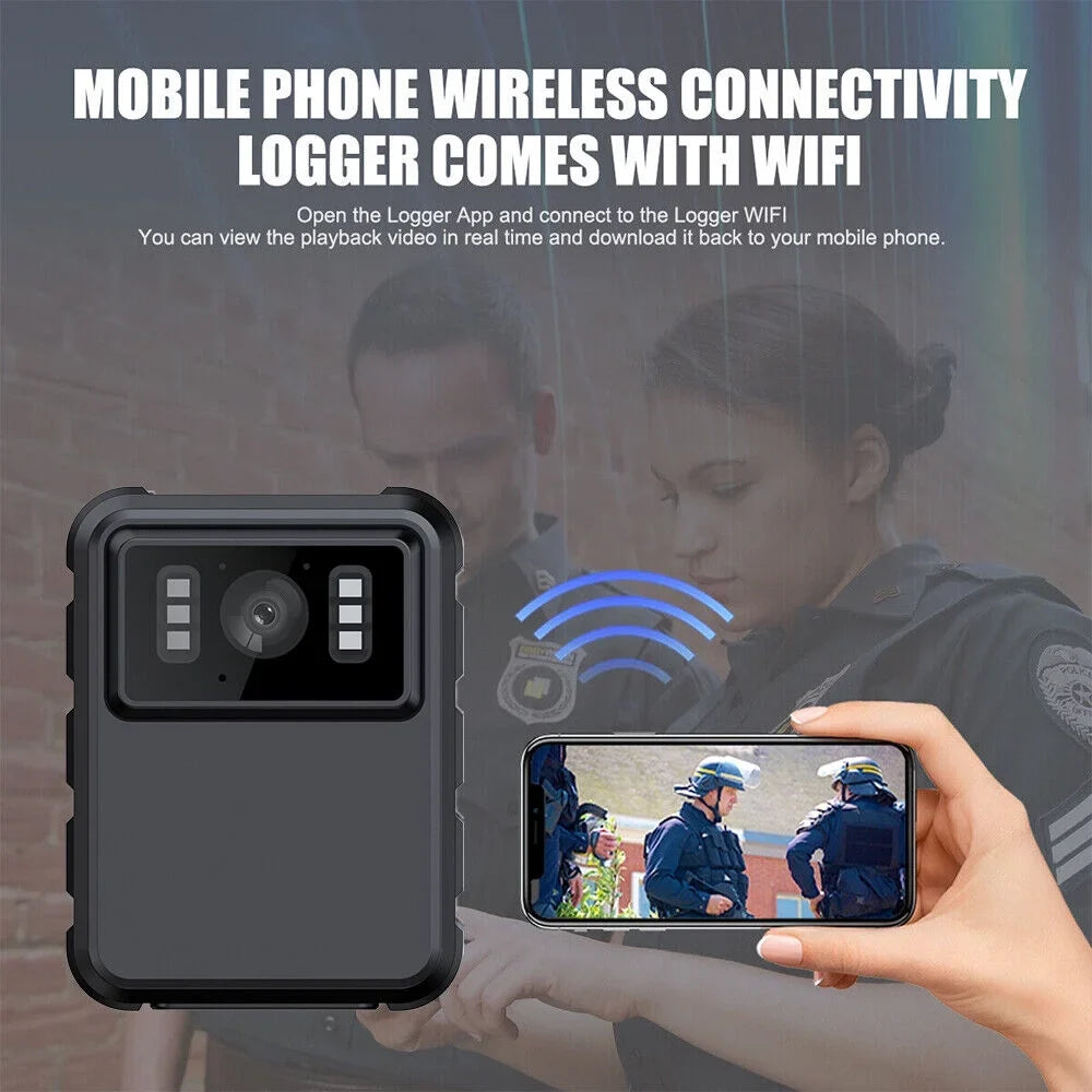 '- WiFi Body DVR Camera 1080P with Mini and Video Camcorder JahyShow Night Connectivity Vision Audio