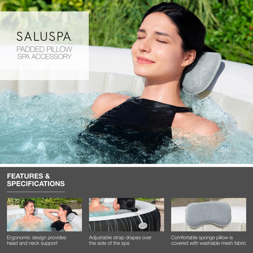 Tub 6 Hot Seat & SaluSpa Honolulu w/6 Bestway Pool/Spa AirJet Pillows