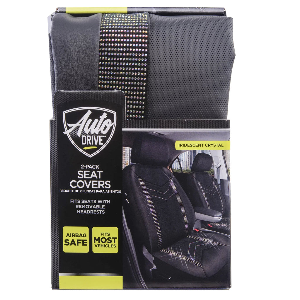 Crystal Fit 2, Seat of MPVs Auto SUVs, Rainbow Drive Fit Set Cover, Faux for Cars, Universal Leather Car