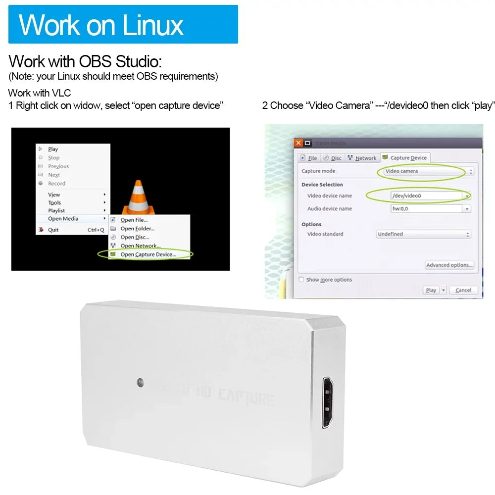 and USB U-SB 4 Plug 4 Xbox PS Festnight U Adapter WII for 4 Streaming Game Card 287 Live 3 Capture 0 0 1080 Converter 3 3 0 One 287 P Card, 1080 GLFA 3 3 Video ezcap Play 287 1080 Recorder 3 Silver
