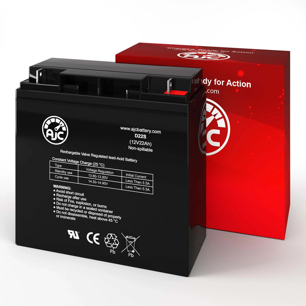 22Ah GP-200 This - Wheelchair Battery Brand AJC 12V an Is Jr Alante Replacement Technologies Golden