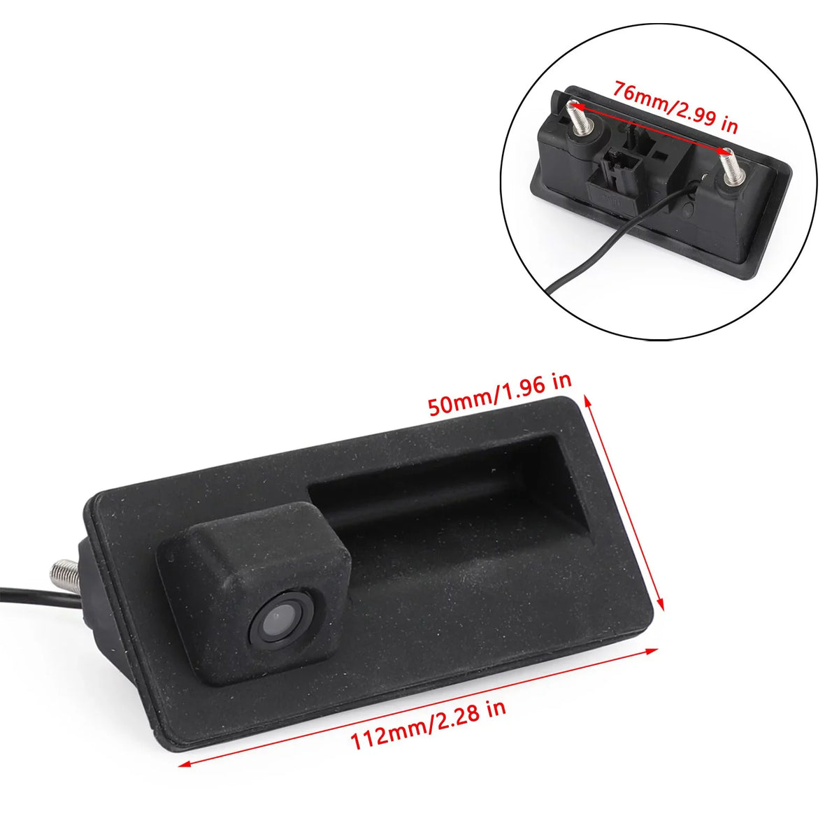 View Rear S5 Wireless Handle for A3 A5 Q5 A7 A4L A6 A4 Camera Fit A8 S4 Car Q3