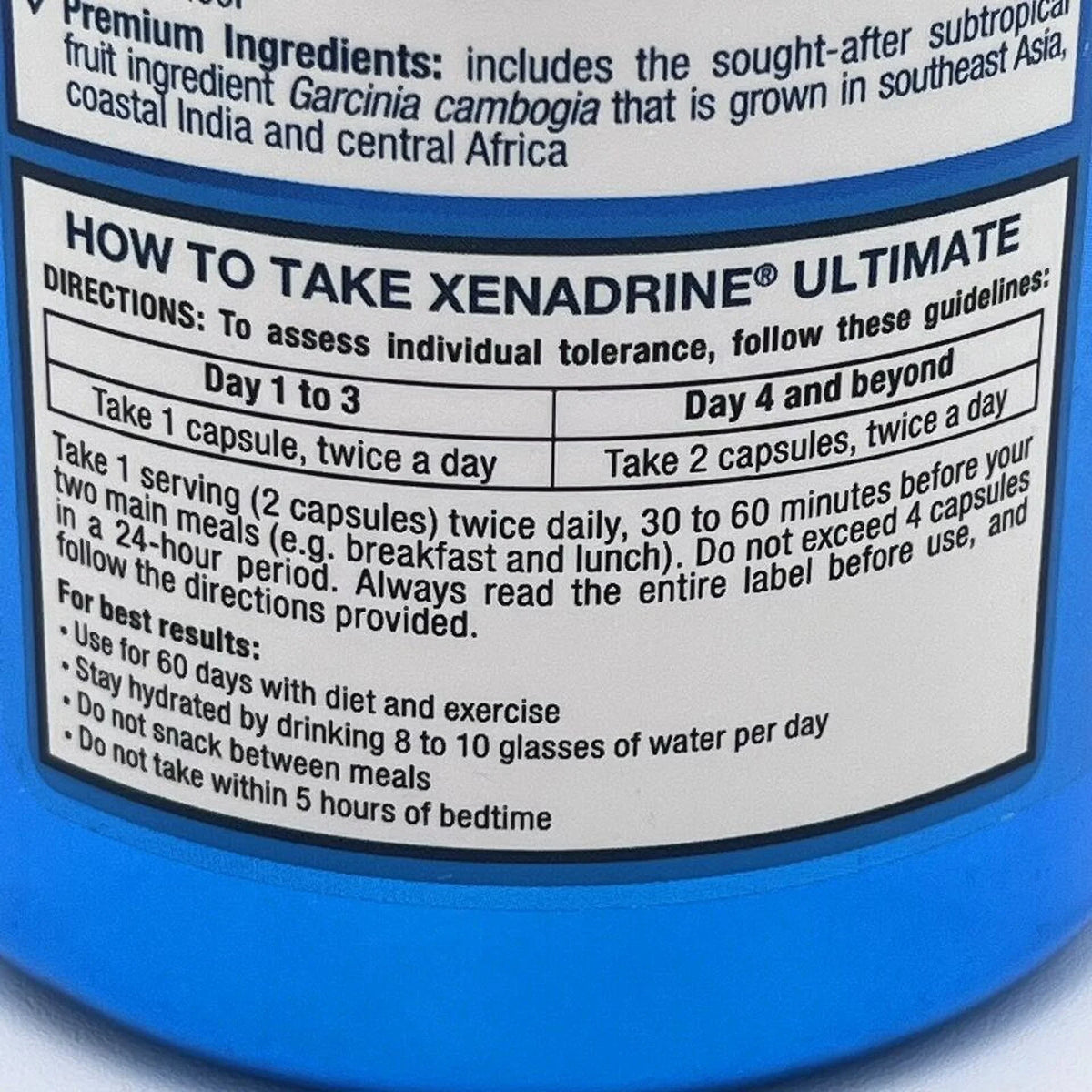Xenadrine Capsules Supplement Loss Dietary Weight 120