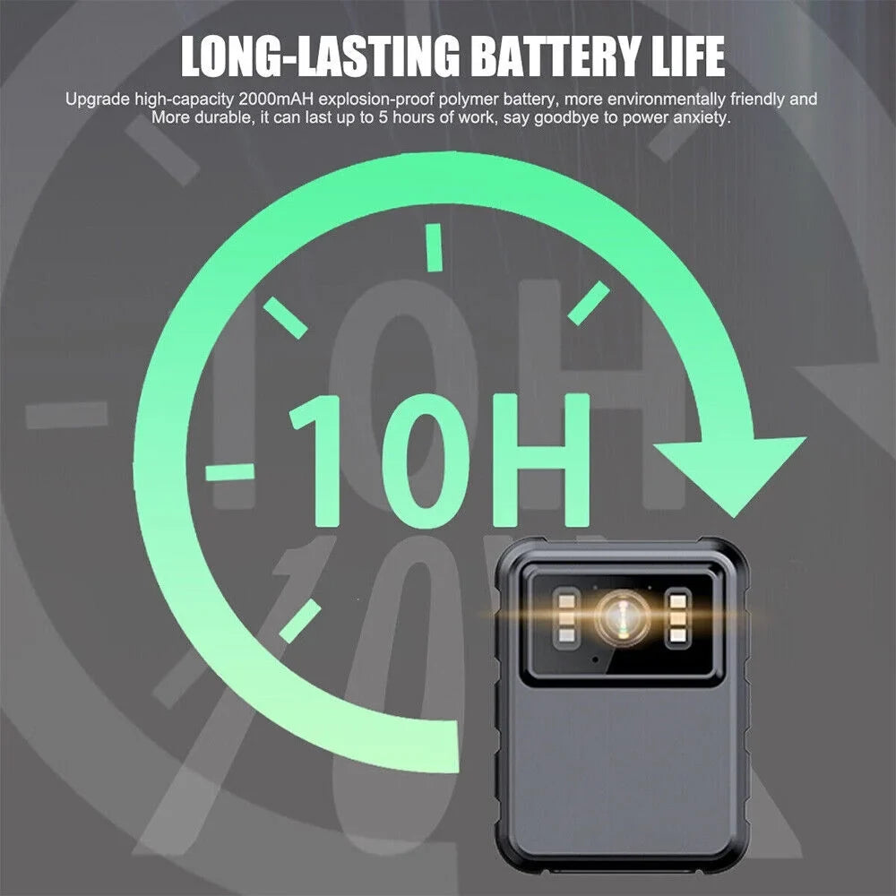 '- WiFi Body DVR Camera 1080P with Mini and Video Camcorder JahyShow Night Connectivity Vision Audio