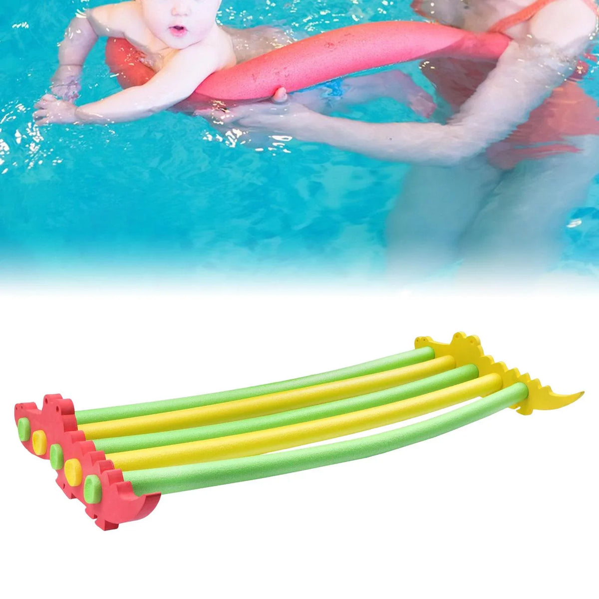 Beginners Swimming Float Rafts Toy 69cmx3cmx20cm Connector Pool for Water