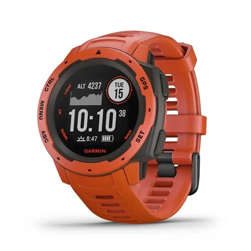 Watch Rugged Garmin Instinct Flame GPS Outdoor (Refurbished) Red Restored
