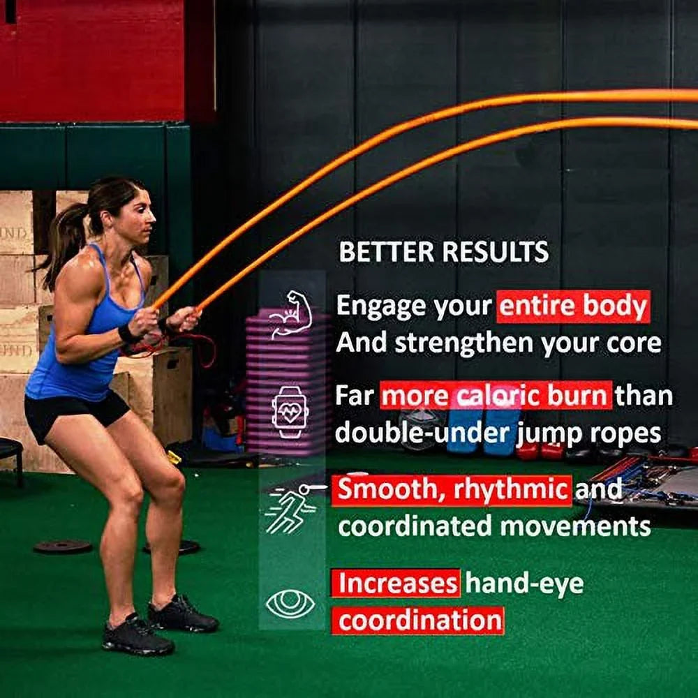 | Training Rope Fitness Alternative Ropes Battle Workout Strength for Heavy Gronk Wave Elastic Inertia Rubber Edition Workout | Battle Battle for | (Red) an Abdominal Ropes Ropes
