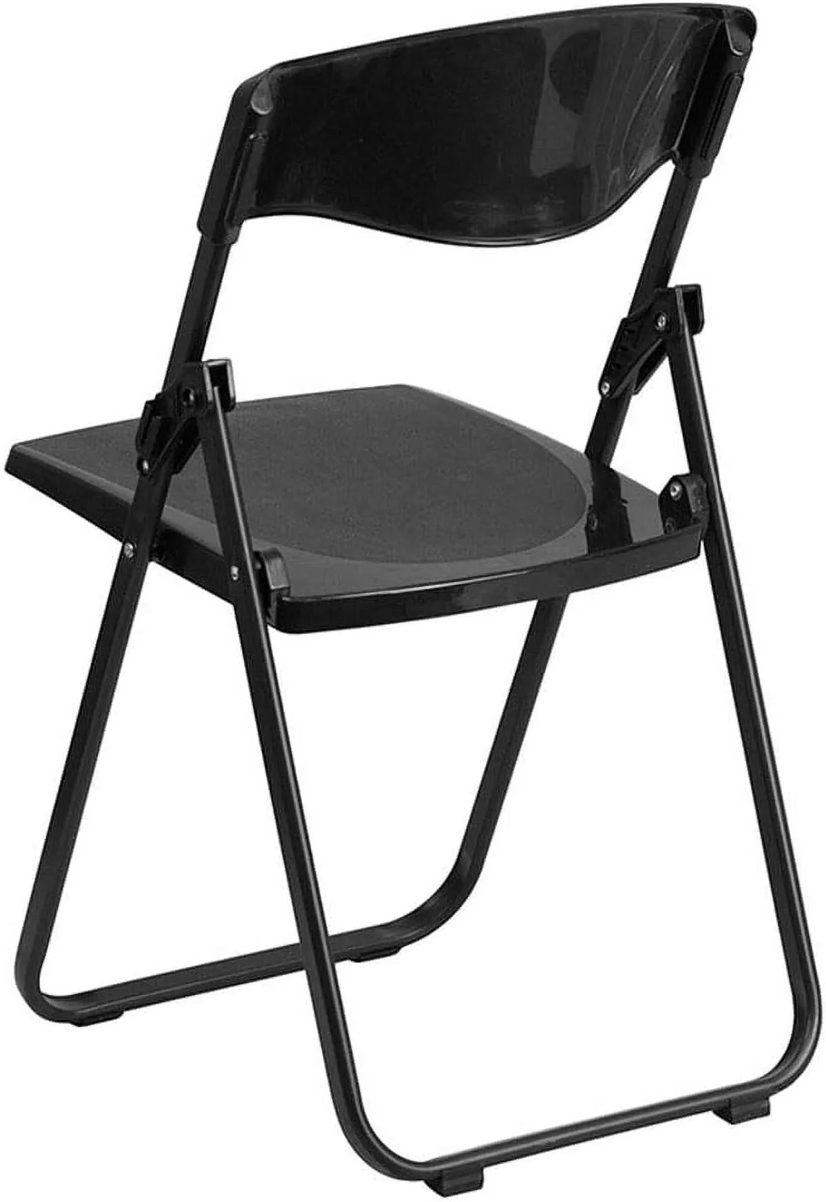 Duty Series Brackets Capacity Heavy Ganging With 500 Chair HERCULES Folding Lb. Built-In Black Plastic
