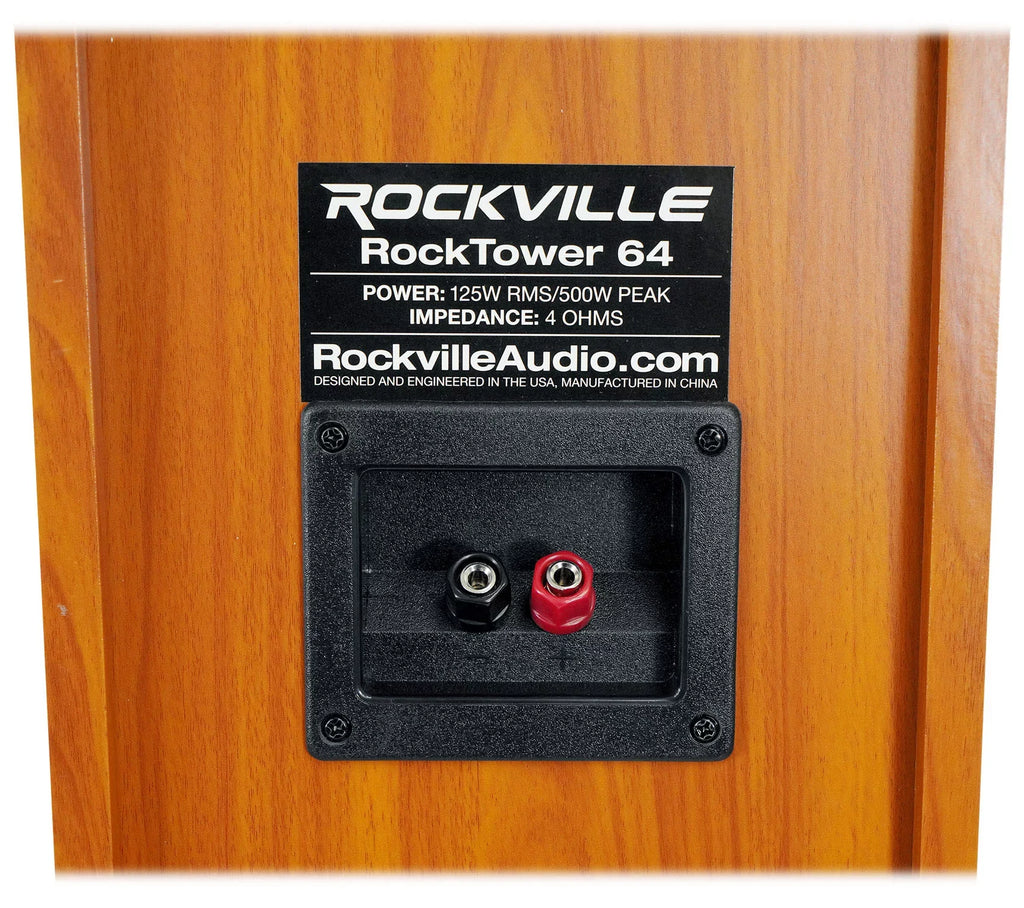 BluTube Bluetooth Tube + Tower (2) Speakers Amplifier/Home WD Rockville Receiver
