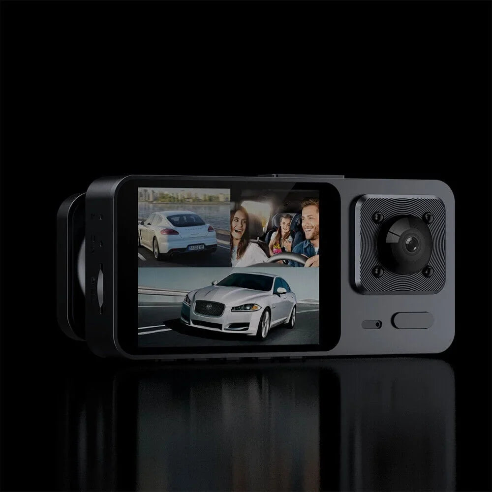 G-Sensor Lens Cam Recorder HD Front/Rear/Inside 1080P Dash Paddsun Dual Camera Video Car