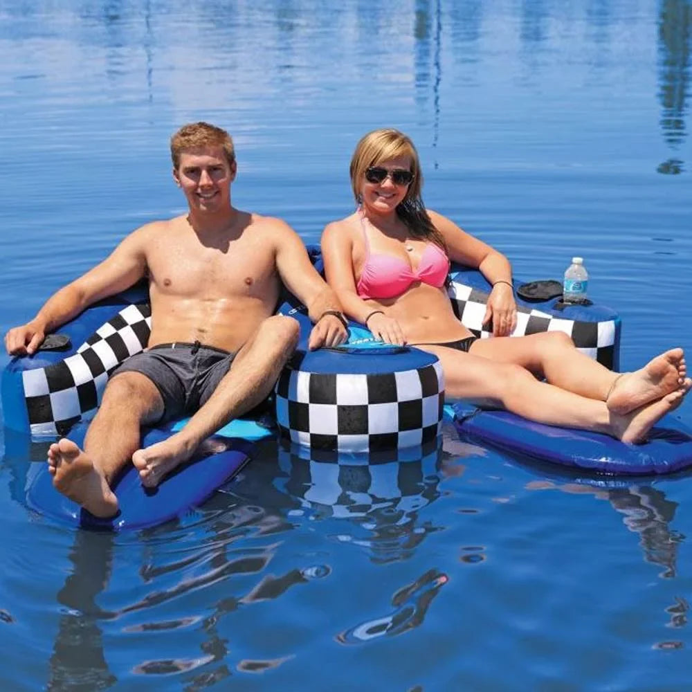 Towable Boat Duo Airhead Double Lake Tube Rider 53-1982 Chariot SPORTSSTUFF