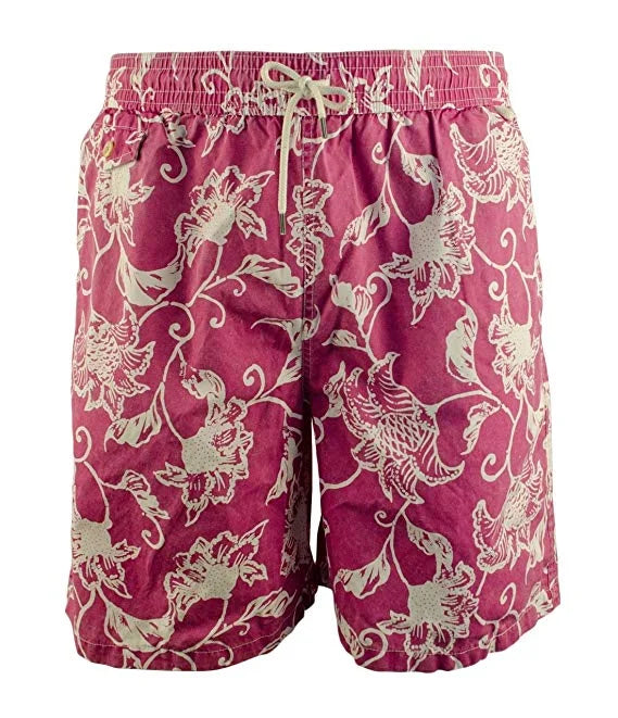 Short And Big Tall Multi-Color) Men's Floral (4XLT, Swim