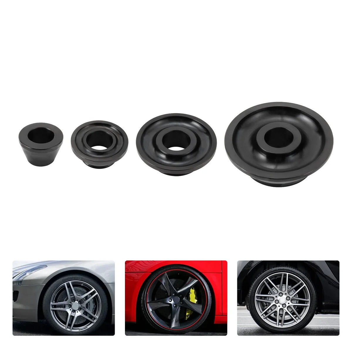 36mm Balancer 4 Kit Cone Taper Set Tire Balancer Cones Cones Sizes Wheel Adapter