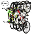 Hooks Hanger RaxGo Storage with Bike Rack Mount Wall Garage 6 Adjustable Bicycle