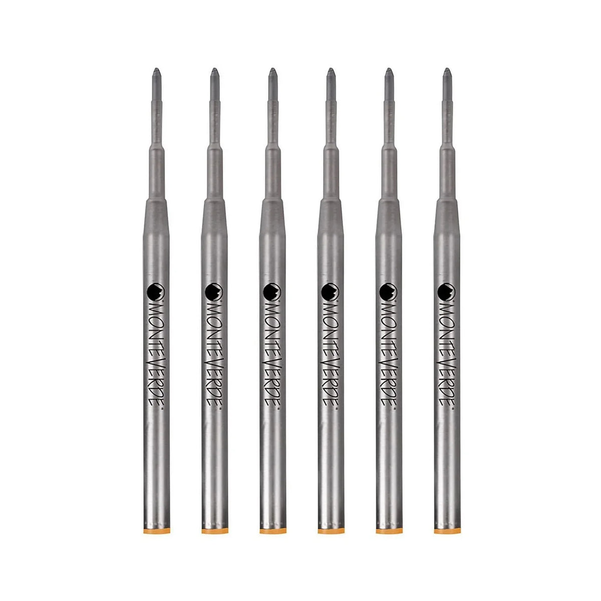 Medium 6/Pack Ballpoint For Montblanc Monteverde Orange M133OR Ballpoint Pens Refill