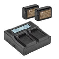 Kit 2 Charger Battery Pack NP-FW50 and Dual Smart