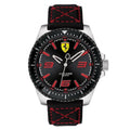 Leather XX Men's Black 46mm Watch Kers Ferrari Strap Scuderia