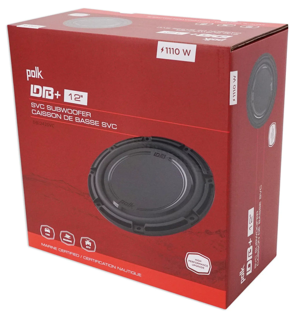 F250/350/450 (2) For 12" 2000-2016 Audio Polk Subwoofers+Box+Amp+Wires Ford