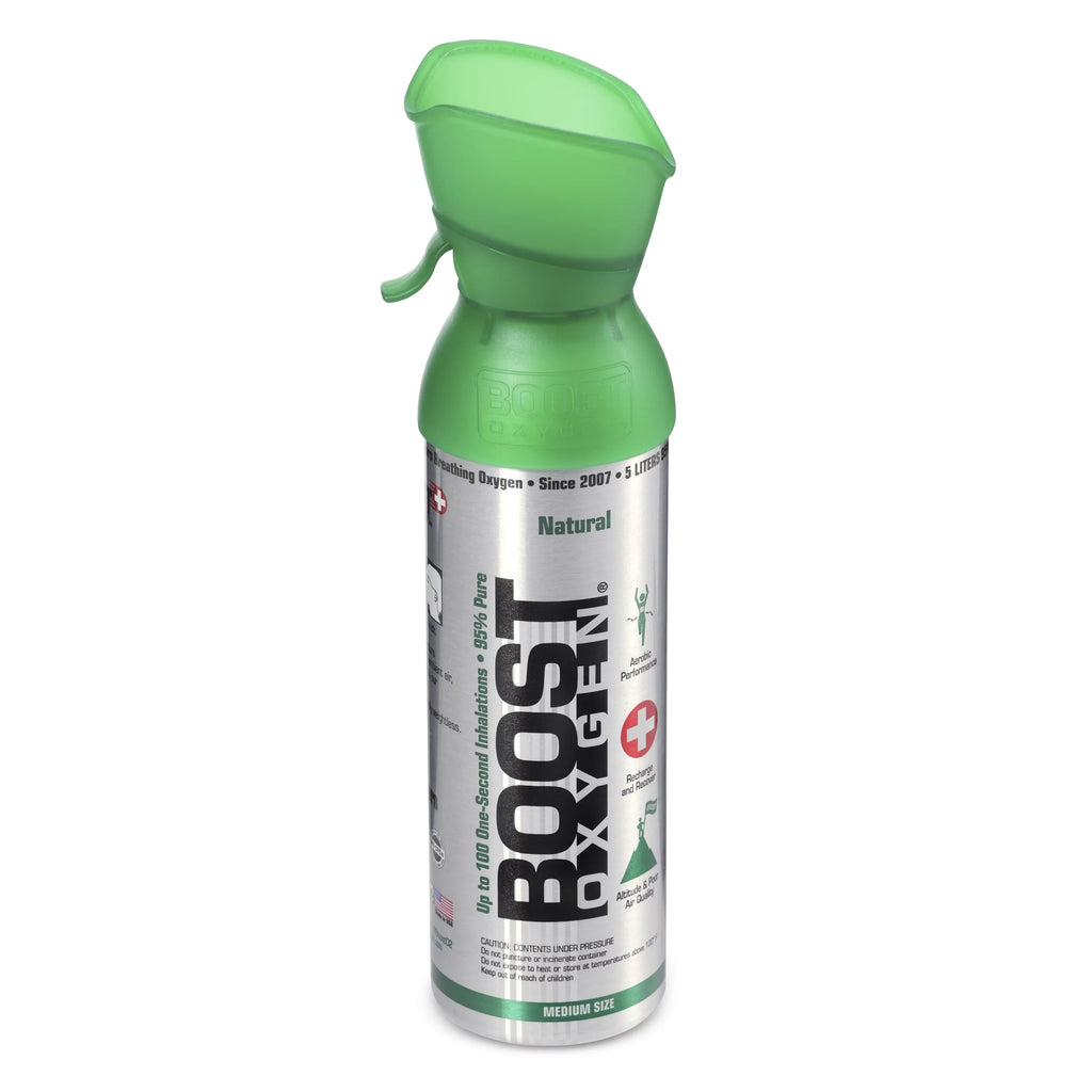 Liter Natural Canister, Flavorless Pack) Boost Pure (9 Oxygen Oxygen 5