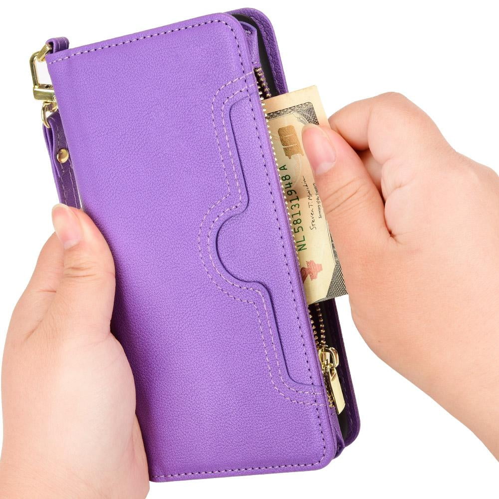 Wallet Cover ROG Card Flip Zipper for Holder Case PU Phone 5 Asus Leather Magnetic Leather