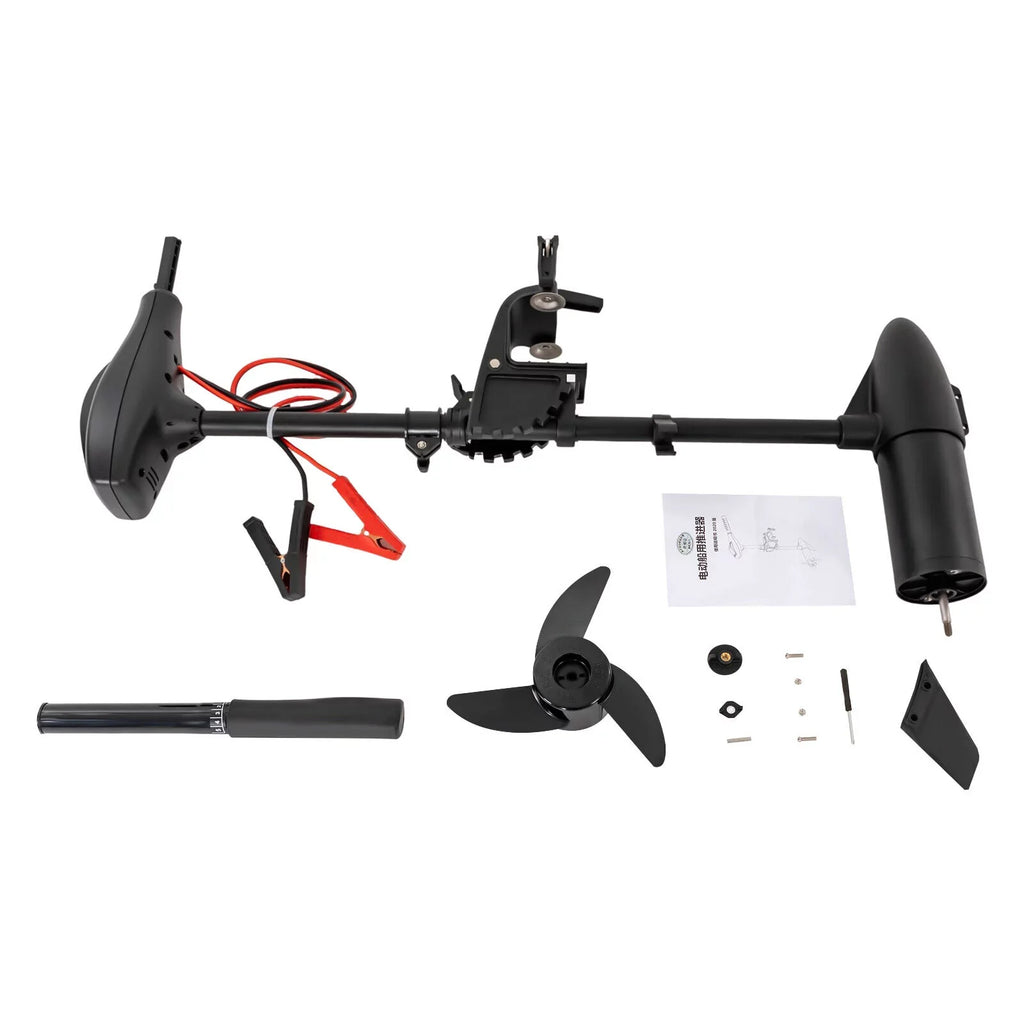 Electric Outboard Engine Engine Motor Fishing Trolling 58LBS Boat 12 Volts Motor