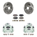 2012 For Rear From KC8-100709P Transit 24 C/V Front With Piston Single 03 Rotors Ram Auto Semi-Metallic Disc 12 Pads Brake Caliper Kit And