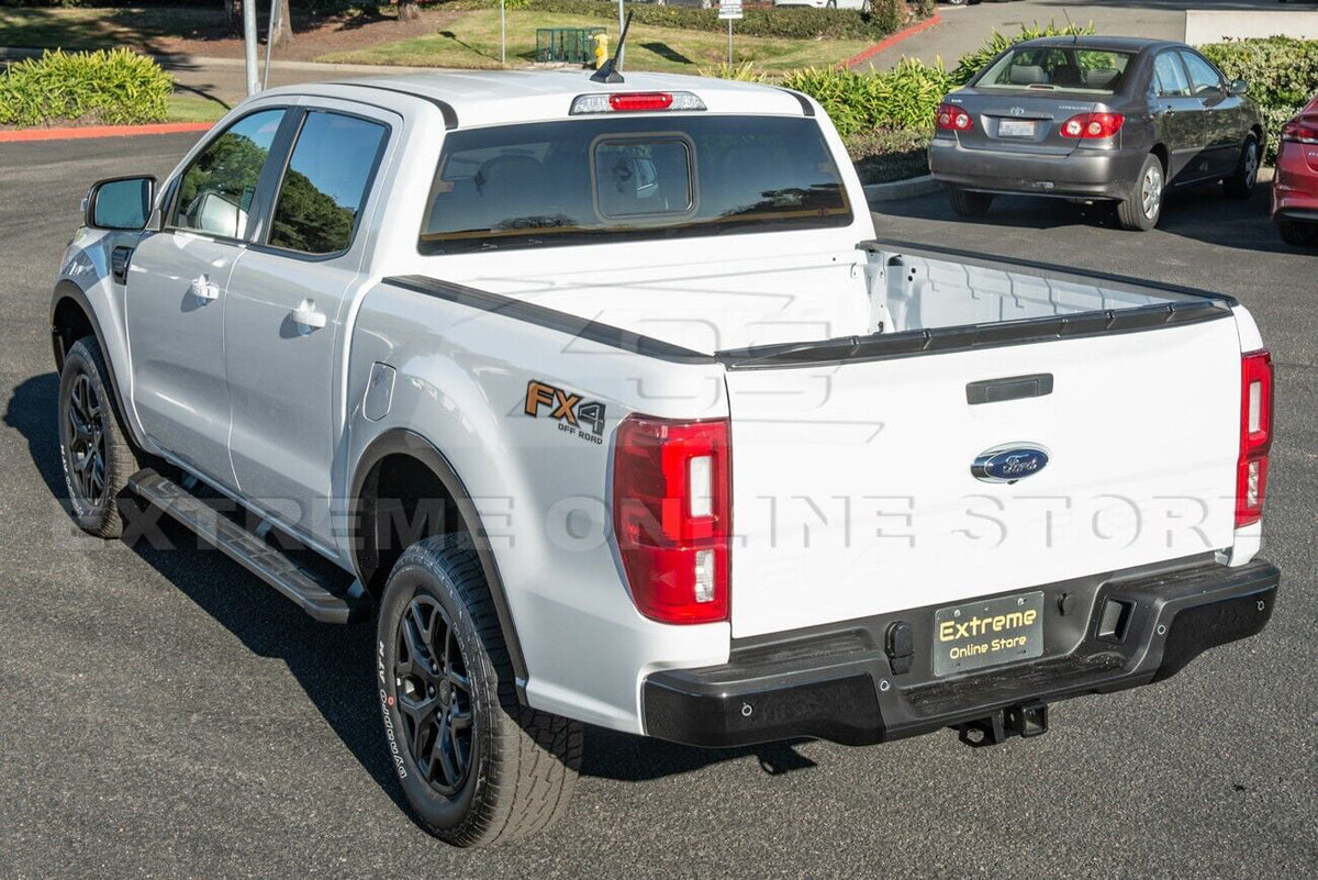 Ford BLACK 2019-Present Models Lid MATTE For Series Replacement - Ranger Rear Plastic Street Trunk Tailgate Wing ABS ALL Spoiler |