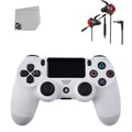 Earbuds Sony For BOLT Gaming Controller Bundle PS4 Wired Console Dual + AXTION White Like Shock New