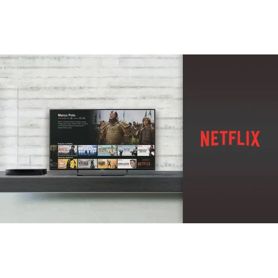 Dolby TV ft Sony Cloth Blu-ray BDP-S3700 Bundle Audio Streaming 6 Microfiber Cable With Disc HDMI with and High Wi-Fi 2.0 TrueHD Screen Player Deco and Gear Speed