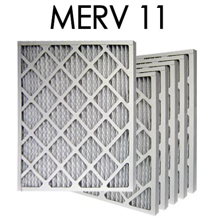 Actual Air Filter 6PK 11 Size - | Pleated 18x24x2 17.375x23.375x1.75 MERV