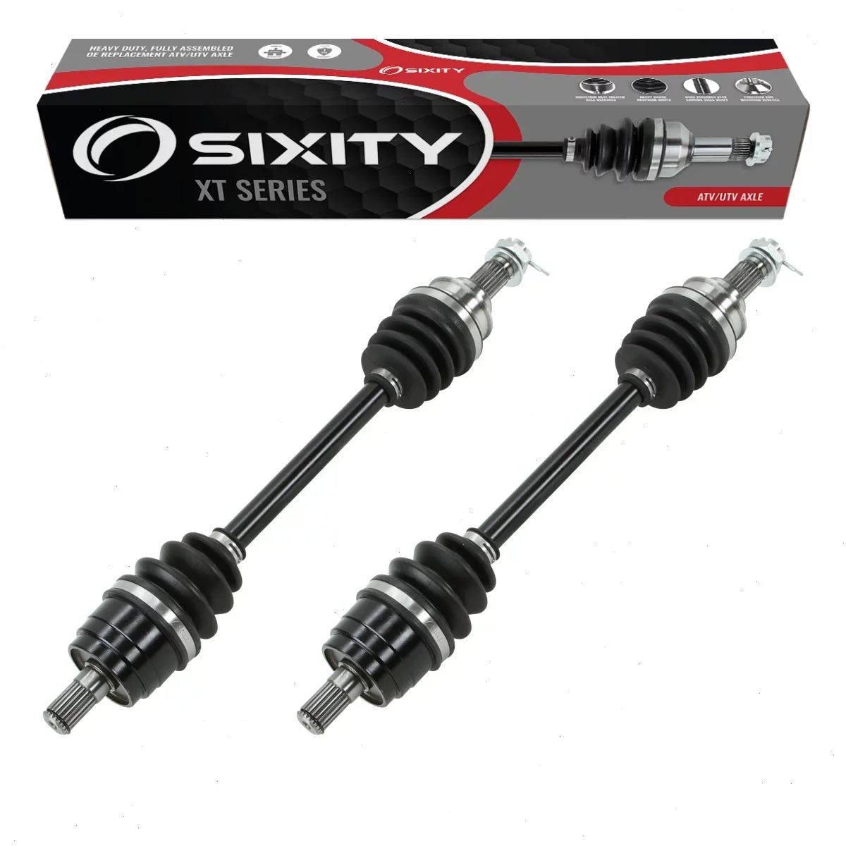 TRX650 2016 Pair 2014 2007 with CV 2006 Left 2013 Rincon compatible Rear TRX680 Honda & Right 2005 Sixity 2015 2012 2011 2008 2010 Axles XT 2009