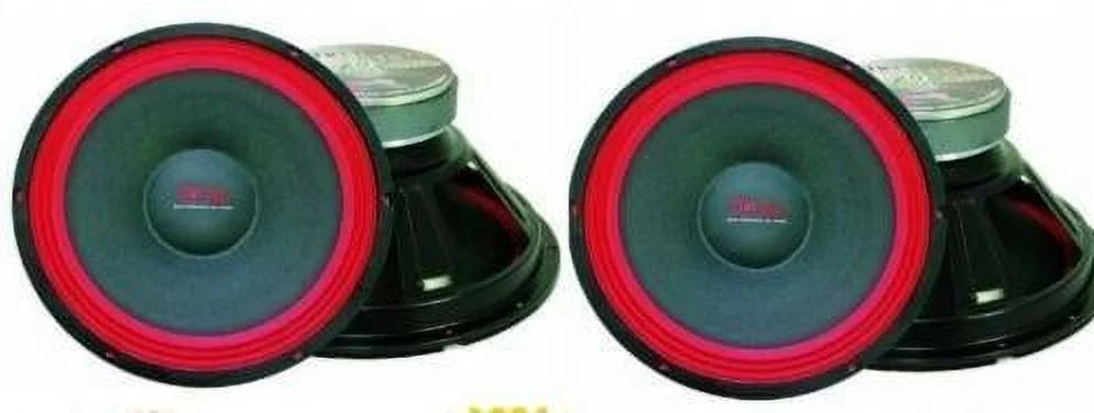 MR DJ Subwoofer PA118 50oz PRO Black/Red Raw 8 Woofer Speaker Subwoofer700W DJ 2 Ohm PRO Magnet, 18" replacement Raw PA