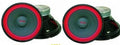 MR DJ Subwoofer PA118 50oz PRO Black/Red Raw 8 Woofer Speaker Subwoofer700W DJ 2 Ohm PRO Magnet, 18" replacement Raw PA