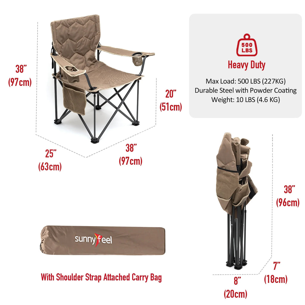 '- your - outdoor on Camping and Oversized 12.13 Chair comfort all adventures! style Experience Folding