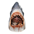 Adult Costume Bruce Halloween Trick Multi-color Studios Shark or Mask, Treat Jaws Latex Shark the for