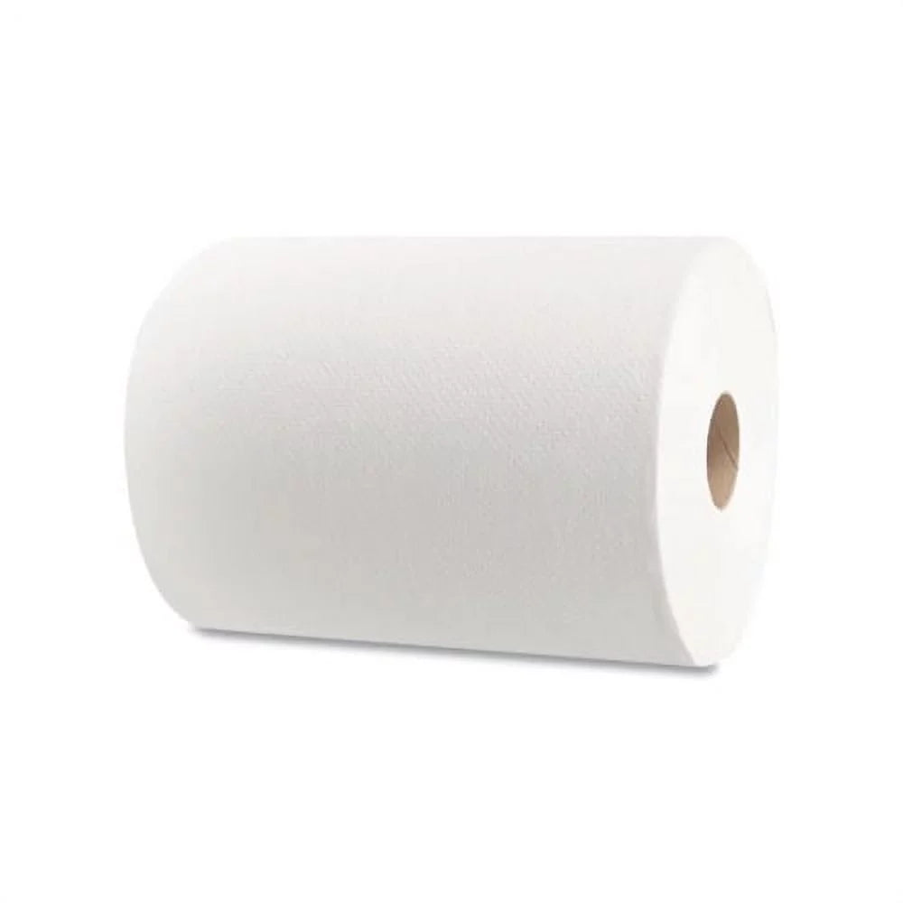 MORCON White, Towels ft, 6 800 x 10 10" Rolls/Carton TISSUE 1-Ply, Roll Inch