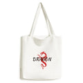Bag Winged Satchel West Casual Dragon Shopping Handbag Tote Mythology Animal East Canvas