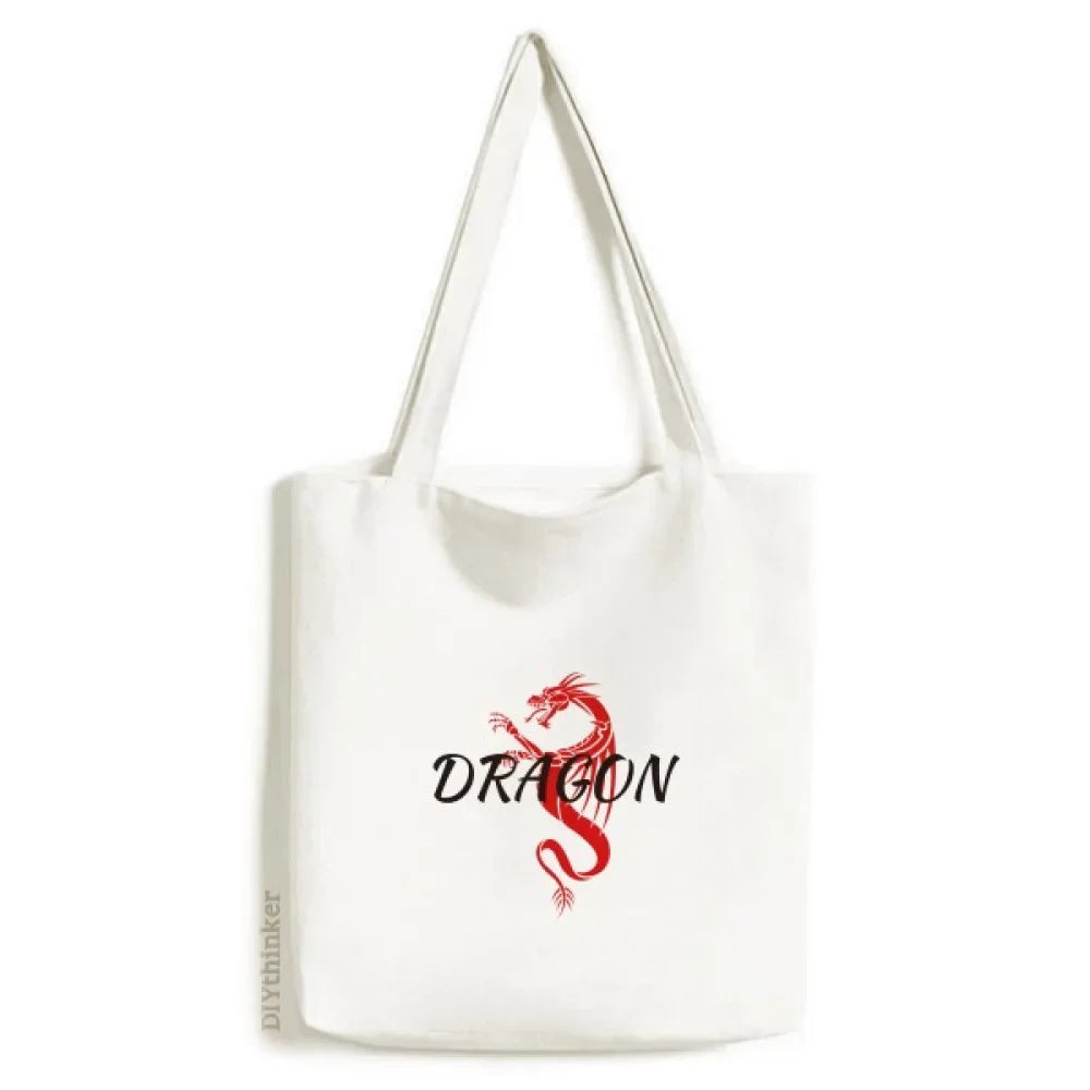 Bag Winged Satchel West Casual Dragon Shopping Handbag Tote Mythology Animal East Canvas